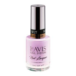  LAVIS Nail Lacquer - 127 Euphoric Lilac - 0.5oz by LAVIS NAILS sold by DTK Nail Supply