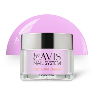Lavis Acrylic Powder - 127 Euphoric Lilac - Violet Colors by LAVIS NAILS sold by DTK Nail Supply