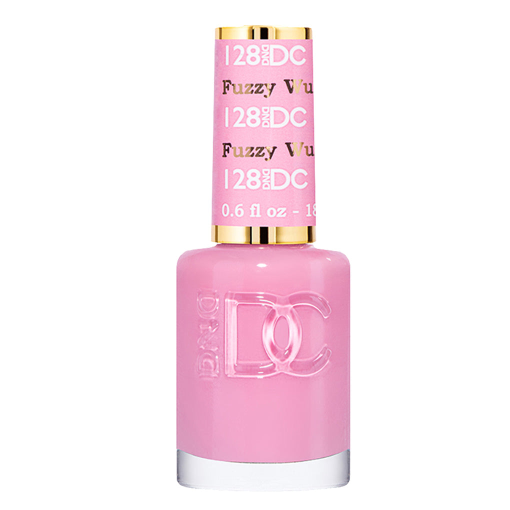 DND DC Nail Lacquer - 128 Pink Colors - Fuzzy Wuzzy by DND DC sold by DTK Nail Supply