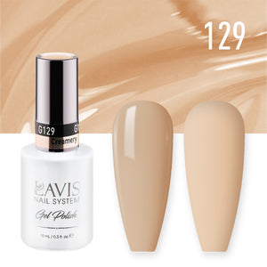 LAVIS Nail Lacquer - 129 Creamery - 0.5oz by LAVIS NAILS sold by DTK Nail Supply