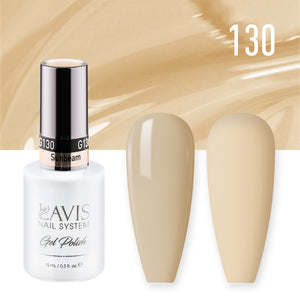LAVIS Nail Lacquer - 130 Sunbeam - 0.5oz by LAVIS NAILS sold by DTK Nail Supply