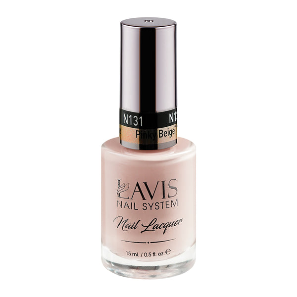 LAVIS Nail Lacquer - 131 Pinky Beige - 0.5oz by LAVIS NAILS sold by DTK Nail Supply