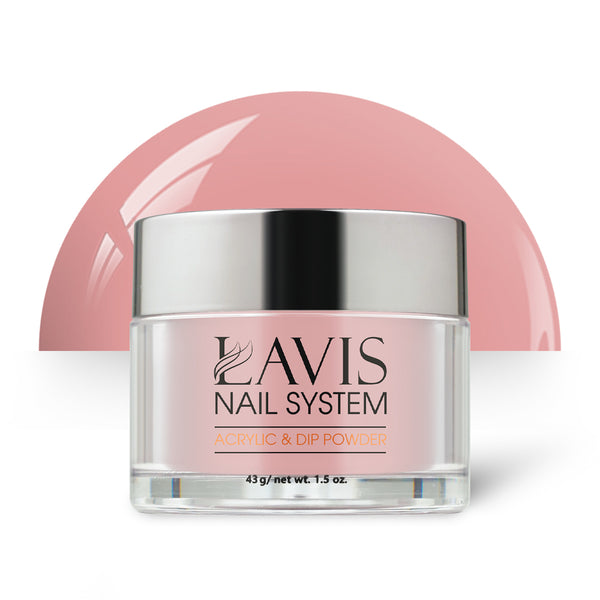 Lavis Acrylic Powder - 132 Smoky Salmon - Nude Colors by LAVIS NAILS sold by DTK Nail Supply