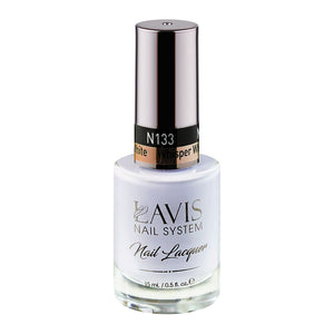 LAVIS Nail Lacquer - 133 Whisper White - 0.5oz by LAVIS NAILS sold by DTK Nail Supply