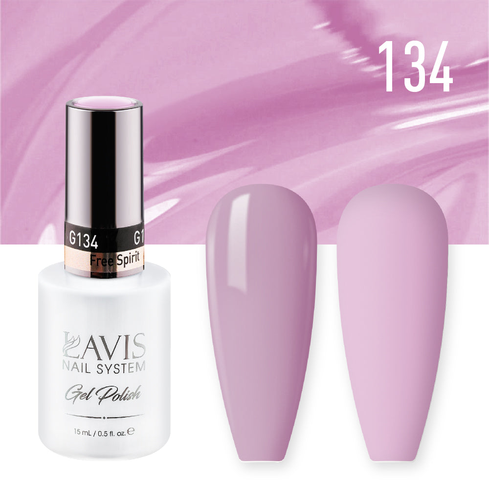 LAVIS Nail Lacquer - 134 Free Spirit - 0.5oz by LAVIS NAILS sold by DTK Nail Supply