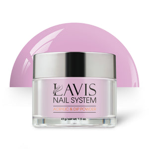 Lavis Acrylic Powder - 134 Free Spirit - Purple Colors by LAVIS NAILS sold by DTK Nail Supply