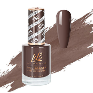 LDS Nail Lacquer - 135 85% Cocoa by LDS sold by DTK Nail Supply