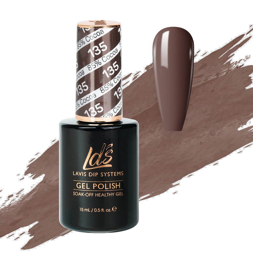 LDS Gel Polish 135 - Brown Colors - 85% Cocoa