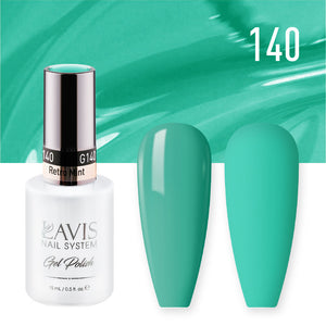 LAVIS Nail Lacquer - 140 Retro Mint - 0.5oz by LAVIS NAILS sold by DTK Nail Supply