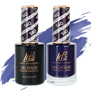 LDS Gel Nail Polish Duo - 140 Blue Colors - Catch Me By The Sea by LDS sold by DTK Nail Supply
