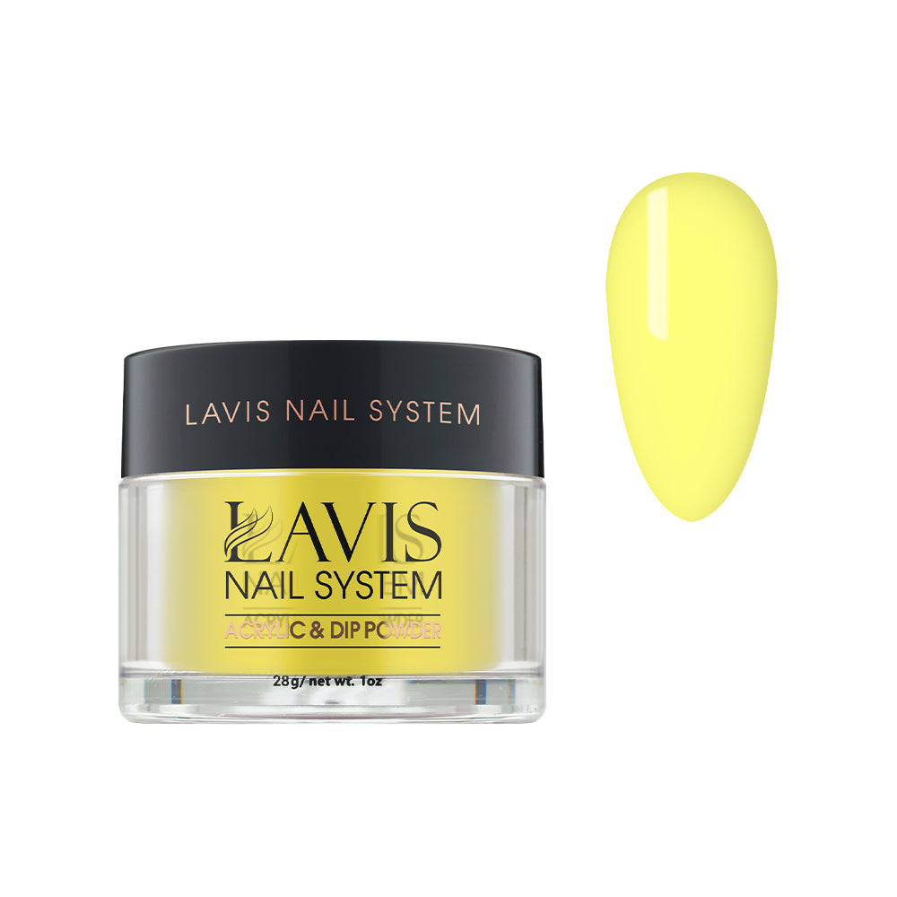 Lavis Acrylic Powder - 141 Mango Sorbet - Yellow Colors by LAVIS NAILS sold by DTK Nail Supply