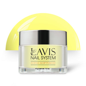 Lavis Acrylic Powder - 141 Mango Sorbet - Yellow Colors by LAVIS NAILS sold by DTK Nail Supply