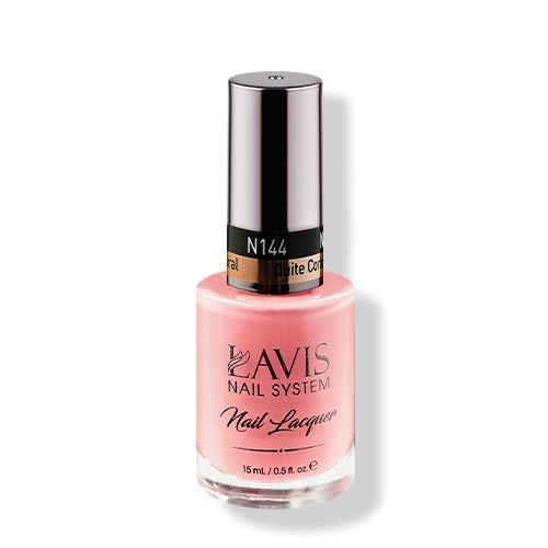 LAVIS Nail Lacquer - 144 Quite Coral - 0.5oz by LAVIS NAILS sold by DTK Nail Supply