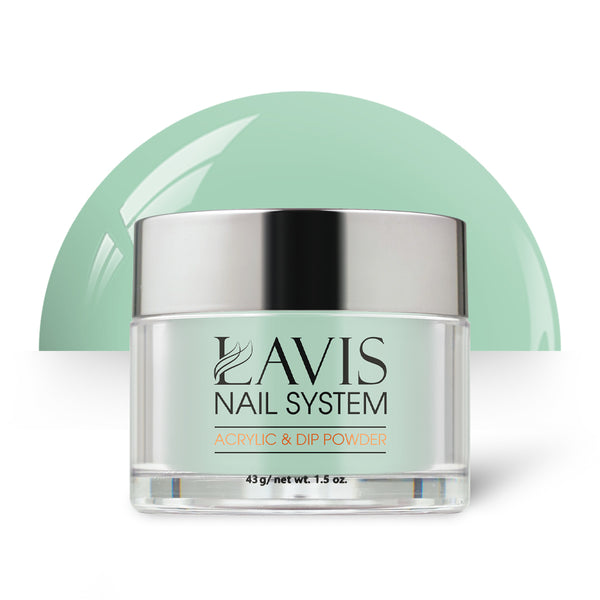 Lavis Acrylic Powder - 147 Breezeway - Green Colors by LAVIS NAILS sold by DTK Nail Supply