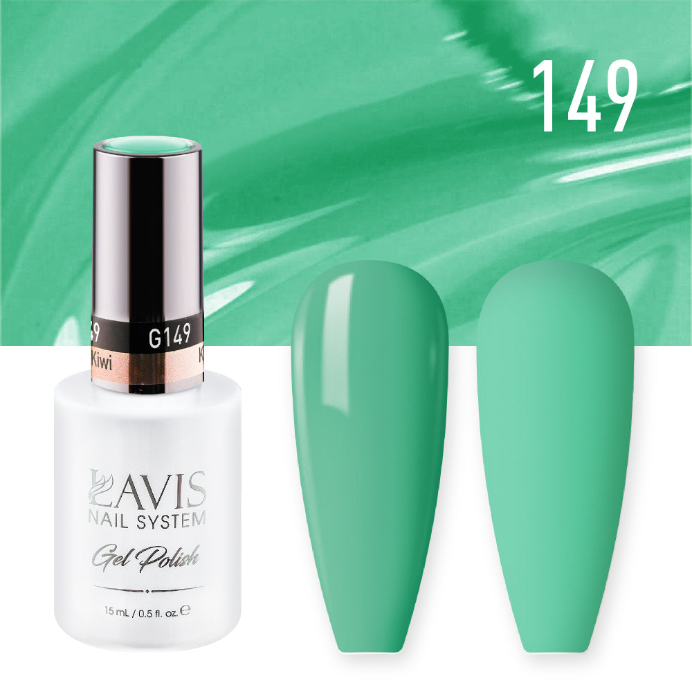 LAVIS Nail Lacquer - 149 Kiwi - 0.5oz by LAVIS NAILS sold by DTK Nail Supply