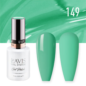 LAVIS Nail Lacquer - 149 Kiwi - 0.5oz by LAVIS NAILS sold by DTK Nail Supply