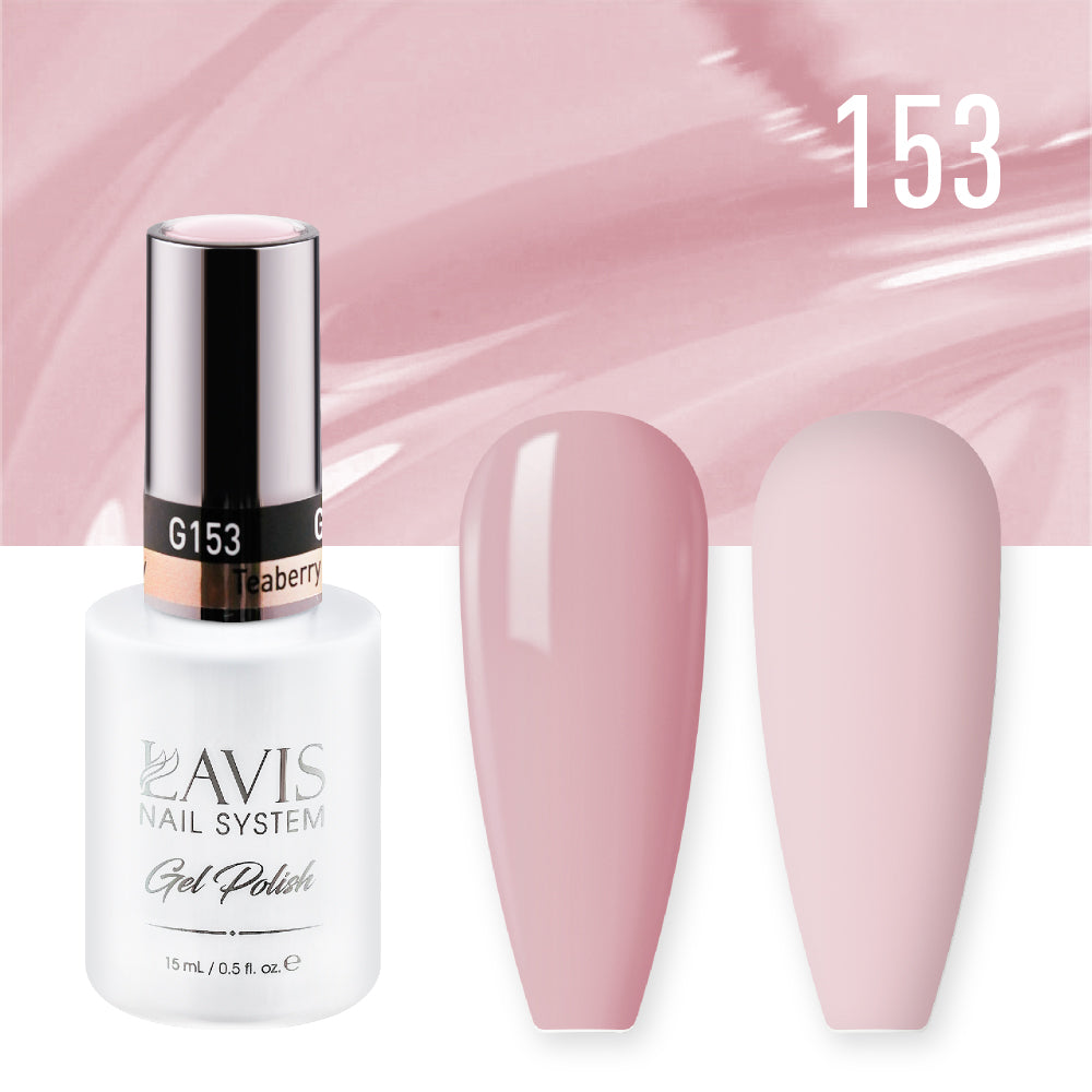 LAVIS Nail Lacquer - 153 Teaberry - 0.5oz by LAVIS NAILS sold by DTK Nail Supply