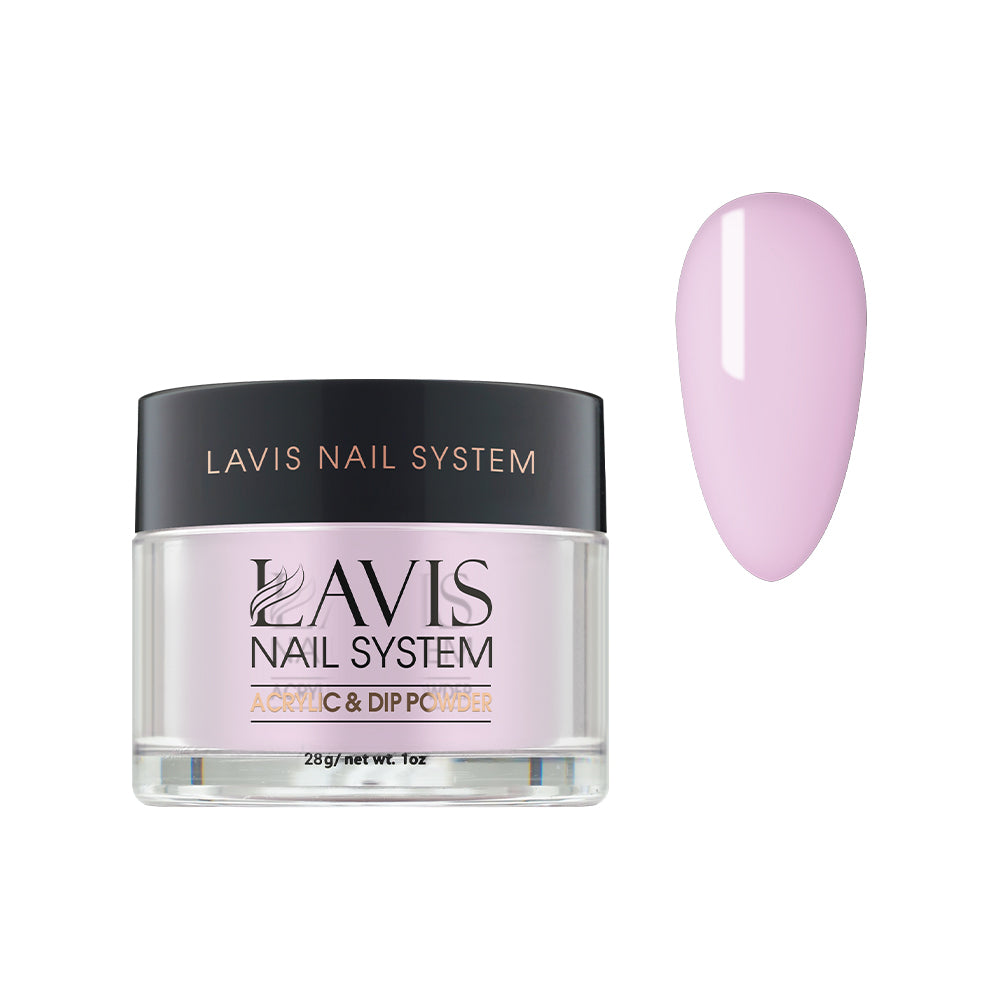 Lavis Acrylic Powder - 155 Lighthearted Pink - Pink Colors by LAVIS NAILS sold by DTK Nail Supply