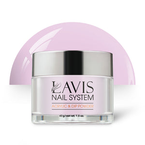 Lavis Acrylic Powder - 155 Lighthearted Pink - Pink Colors by LAVIS NAILS sold by DTK Nail Supply