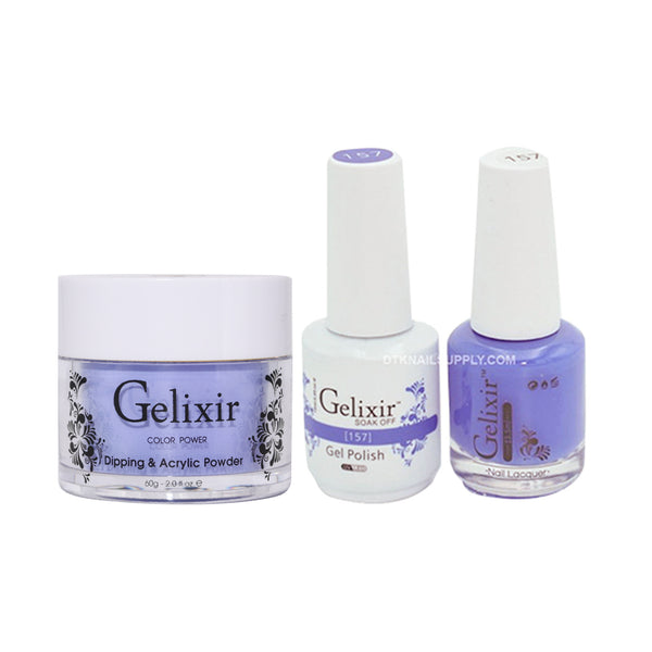 Gelixir 3 in 1 - 157 - Acrylic & Dip Powder, Gel & Lacquer by Gelixir sold by DTK Nail Supply