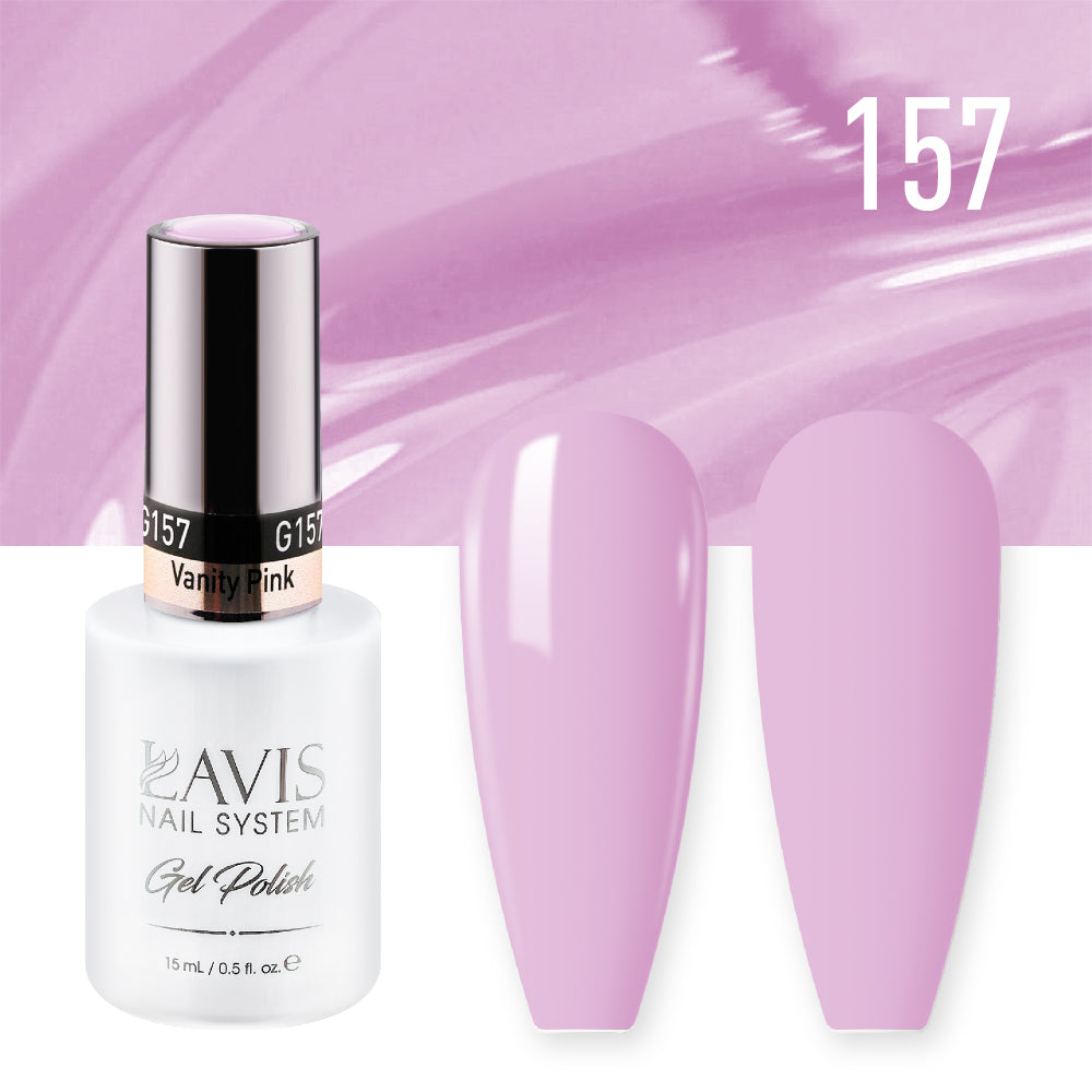 LAVIS Nail Lacquer - 157 Vanity Pink - 0.5oz by LAVIS NAILS sold by DTK Nail Supply