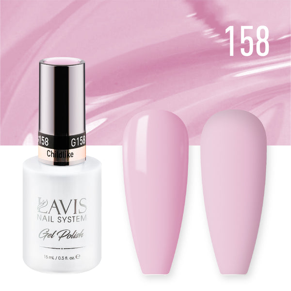 LAVIS Nail Lacquer - 158 Childlike - 0.5oz by LAVIS NAILS sold by DTK Nail Supply