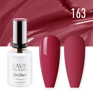  Lavis Gel Polish 163 - Crimson Colors - Fine Wine by LAVIS NAILS sold by DTK Nail Supply