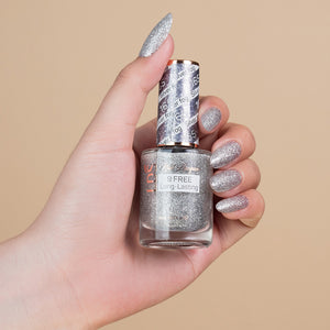 LDS Nail Lacquer - 165 Silver Fog by LDS sold by DTK Nail Supply