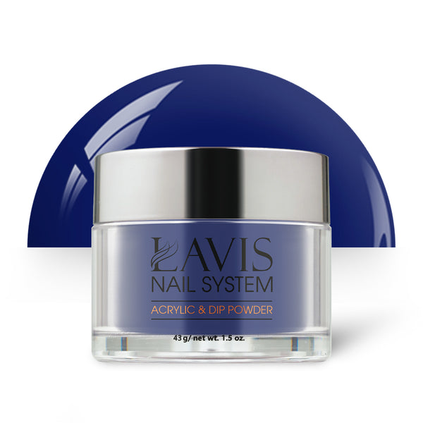 Lavis Acrylic Powder - 165 Lupine - Navy Colors by LAVIS NAILS sold by DTK Nail Supply