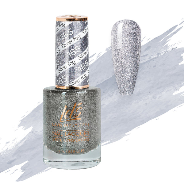 LDS Nail Lacquer - 165 Silver Fog by LDS sold by DTK Nail Supply