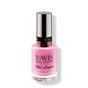 LAVIS Nail Lacquer - 166 Haute Pink - 0.5oz by LAVIS NAILS sold by DTK Nail Supply