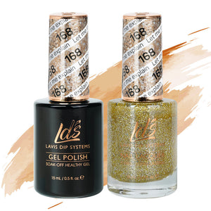 LDS Gel Nail Polish Duo - 168 Glitter Colors - Let Me Explain by LDS sold by DTK Nail Supply
