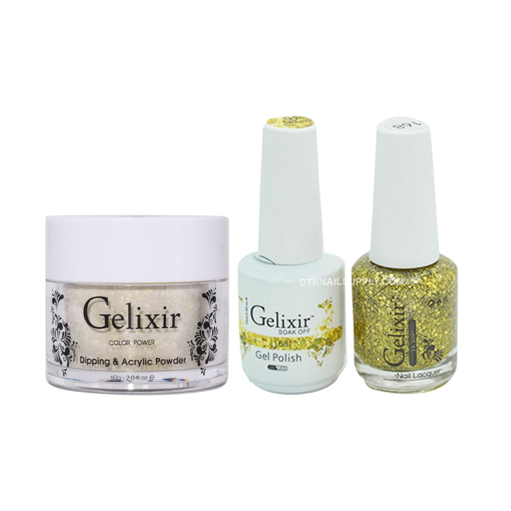 Gelixir 3 in 1 - 168 - Acrylic & Dip Powder, Gel & Lacquer by Gelixir sold by DTK Nail Supply