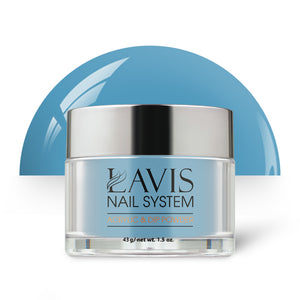 Lavis Acrylic Powder - 168 Major Blue - Blue Colors by LAVIS NAILS sold by DTK Nail Supply