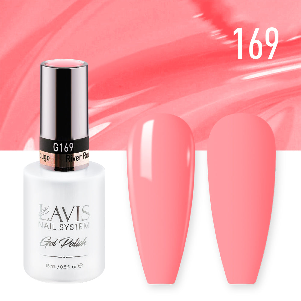 LAVIS Nail Lacquer - 169 River Rouge - 0.5oz by LAVIS NAILS sold by DTK Nail Supply