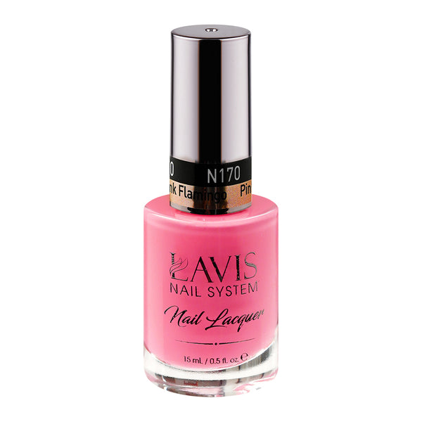 LAVIS Nail Lacquer - 170 Pink Flamingo - 0.5oz by LAVIS NAILS sold by DTK Nail Supply
