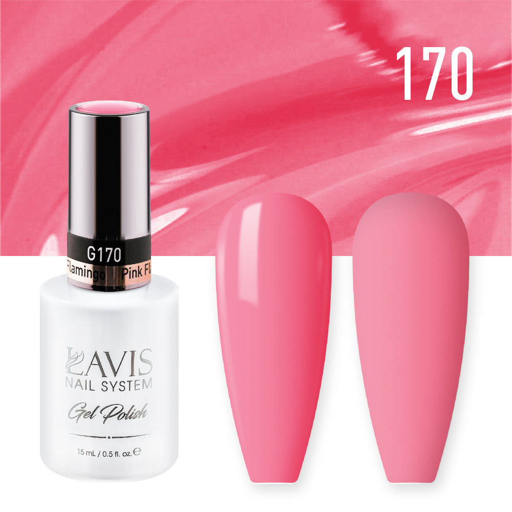 LAVIS Nail Lacquer - 170 Pink Flamingo - 0.5oz by LAVIS NAILS sold by DTK Nail Supply