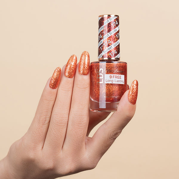LDS Nail Lacquer - 174 Sunset Soirée by LDS sold by DTK Nail Supply