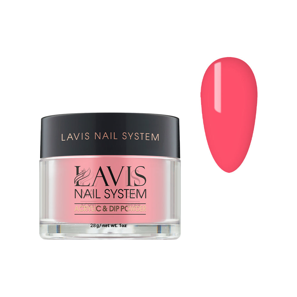 Lavis Acrylic Powder - 178 Grapefruit Pink - Pink Colors by LAVIS NAILS sold by DTK Nail Supply
