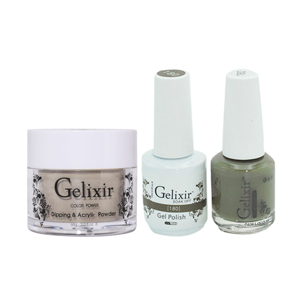 Gelixir 3 in 1 - 180 - Acrylic & Dip Powder, Gel & Lacquer by Gelixir sold by DTK Nail Supply
