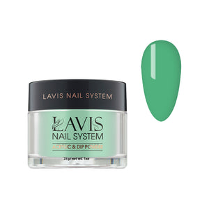 Lavis Acrylic Powder - 182 Mint Julep - Green Colors by LAVIS NAILS sold by DTK Nail Supply