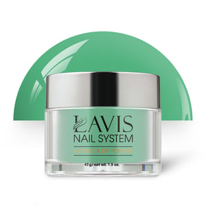 Lavis Acrylic Powder - 182 Mint Julep - Green Colors by LAVIS NAILS sold by DTK Nail Supply