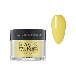 Lavis Acrylic Powder - 184 Overjoy - Yellow Colors by LAVIS NAILS sold by DTK Nail Supply