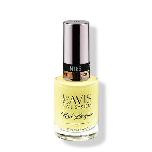 LAVIS Nail Lacquer - 185 Lemon Twist - 0.5oz by LAVIS NAILS sold by DTK Nail Supply