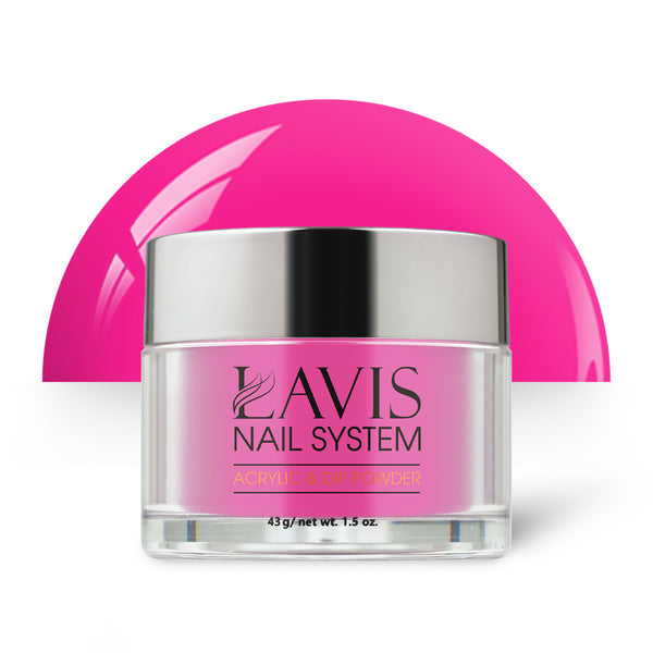 Lavis Acrylic Powder - 190 Brilliant Rose - Pink Colors by LAVIS NAILS sold by DTK Nail Supply