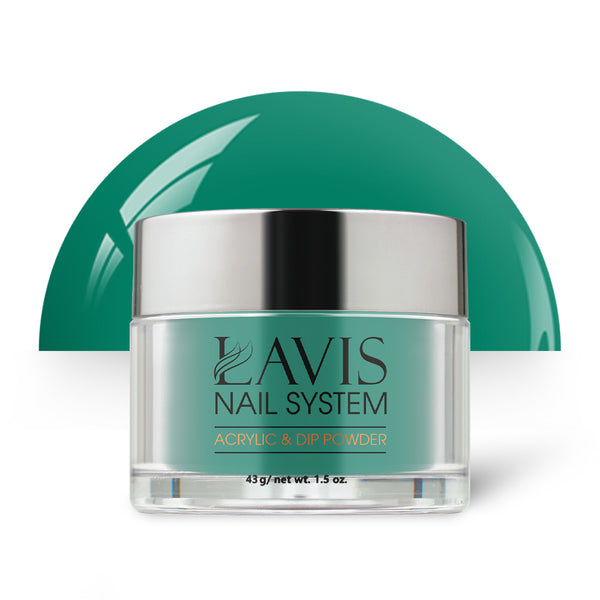 Lavis Acrylic Powder - 191 Jargon Jade - Green Colors by LAVIS NAILS sold by DTK Nail Supply