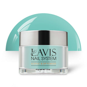 Lavis Acrylic Powder - 192 Aquastone - Green Colors by LAVIS NAILS sold by DTK Nail Supply