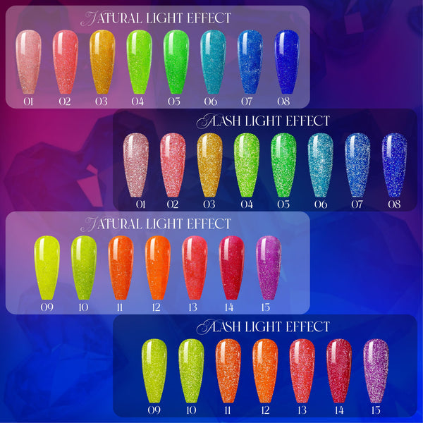 LAVIS Reflective R04 - 03 - Gel Polish 0.5 oz - Sapphire And Rubies Collection by LAVIS NAILS sold by DTK Nail Supply