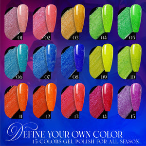 LAVIS Reflective R04 - 03 - Gel Polish 0.5 oz - Sapphire And Rubies Collection by LAVIS NAILS sold by DTK Nail Supply