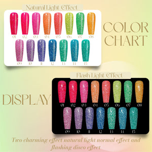 LAVIS Reflective R05 - 22 - Gel Polish 0.5 oz - Neon Lights Reflective Collection by LAVIS NAILS sold by DTK Nail Supply